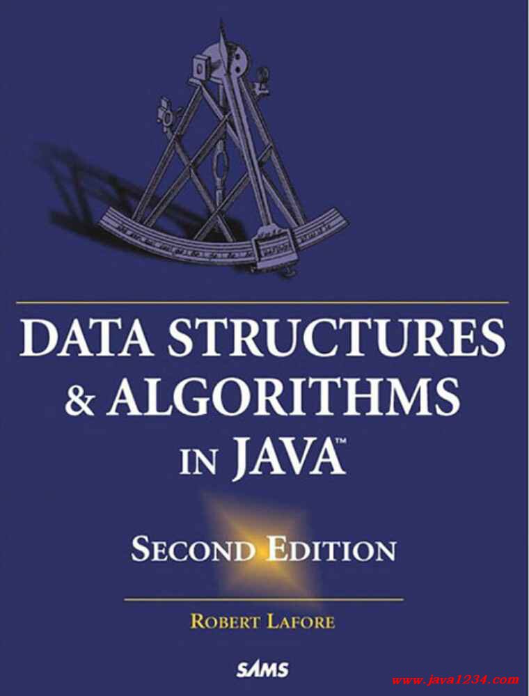 best data structures and algorithms book in java