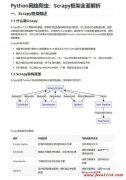 Python网络爬虫之Scrapy框架 PDF 下载