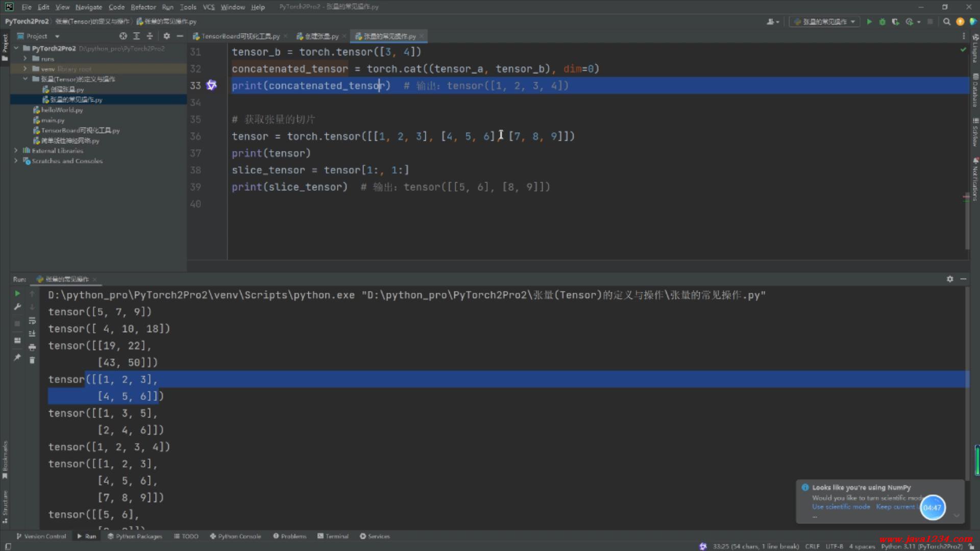 05_PyTorch2视频教程_张量(Tensor)的定义与操作 图2