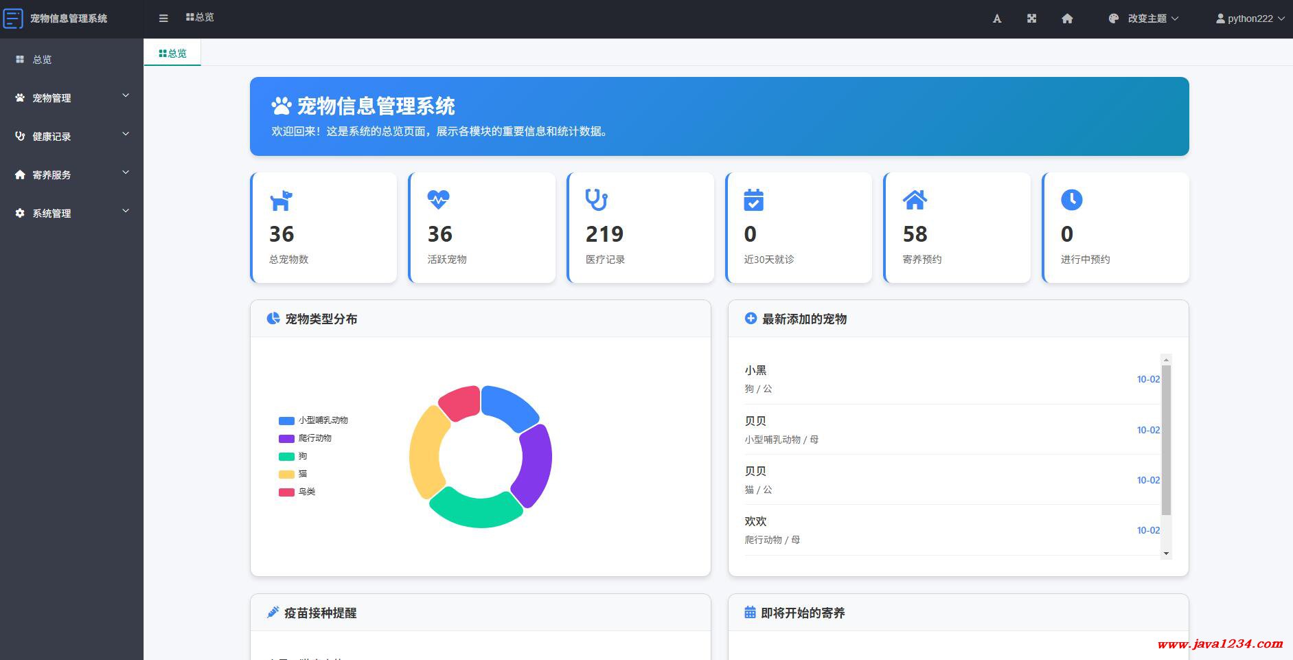 【免费】基于Python的Django宠物信息管理系统【Python毕业设计】下载